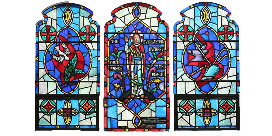 Parish Office Closed the Hutton Stained Glass Window