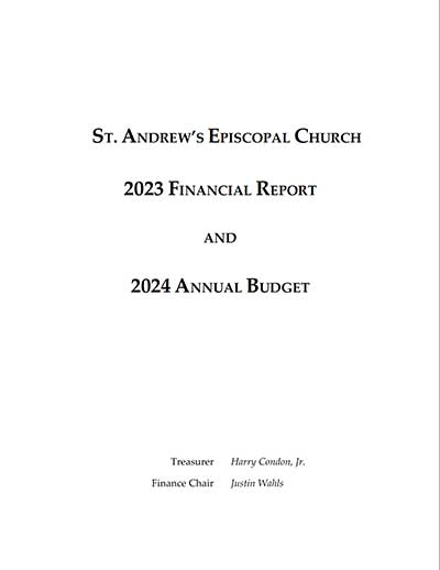 2023 Financials cover